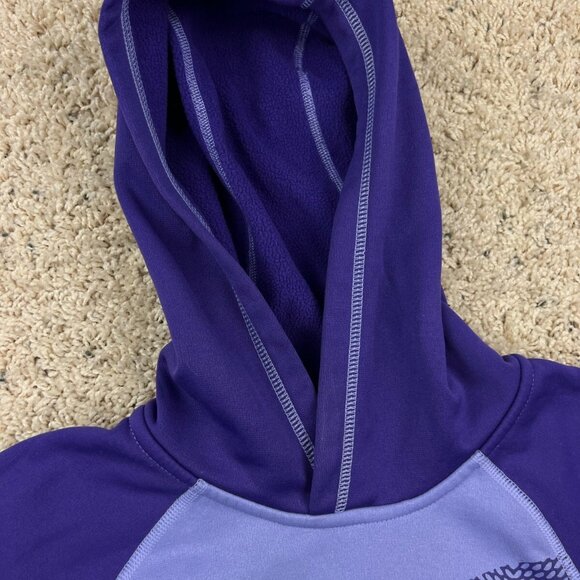 Nike Women's XS Purple Pullover Hoodie Jacket Fall Fleece Lined Therma-Fit - Picture 6 of 8